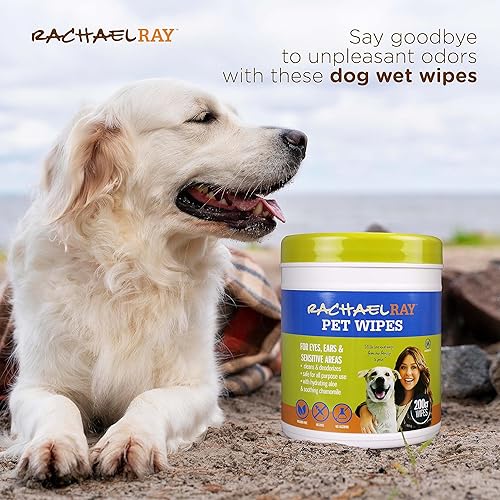 Miniatura 6 de Rachael Ray Toallitas para perros  Toallitas para mascotas de 200 CT para perros, toallitas de aseo para perros, toallitas desodorizantes multiusos