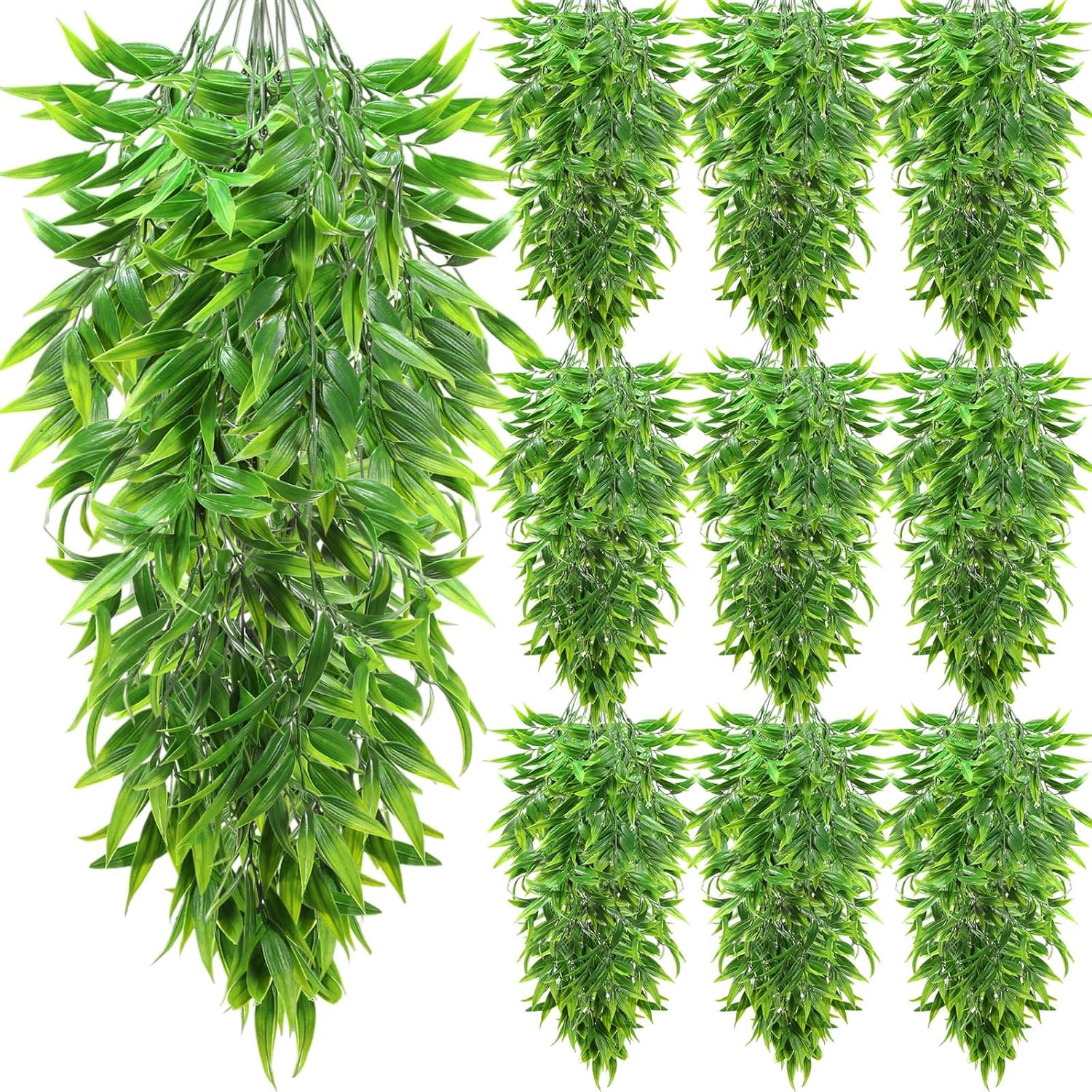 Artificial Hanging Plants Fake Ivy Vines with Fake Leaves