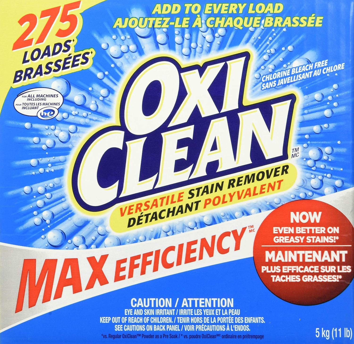 OxiClean Versatile Stain Remover, 275 Loads Health