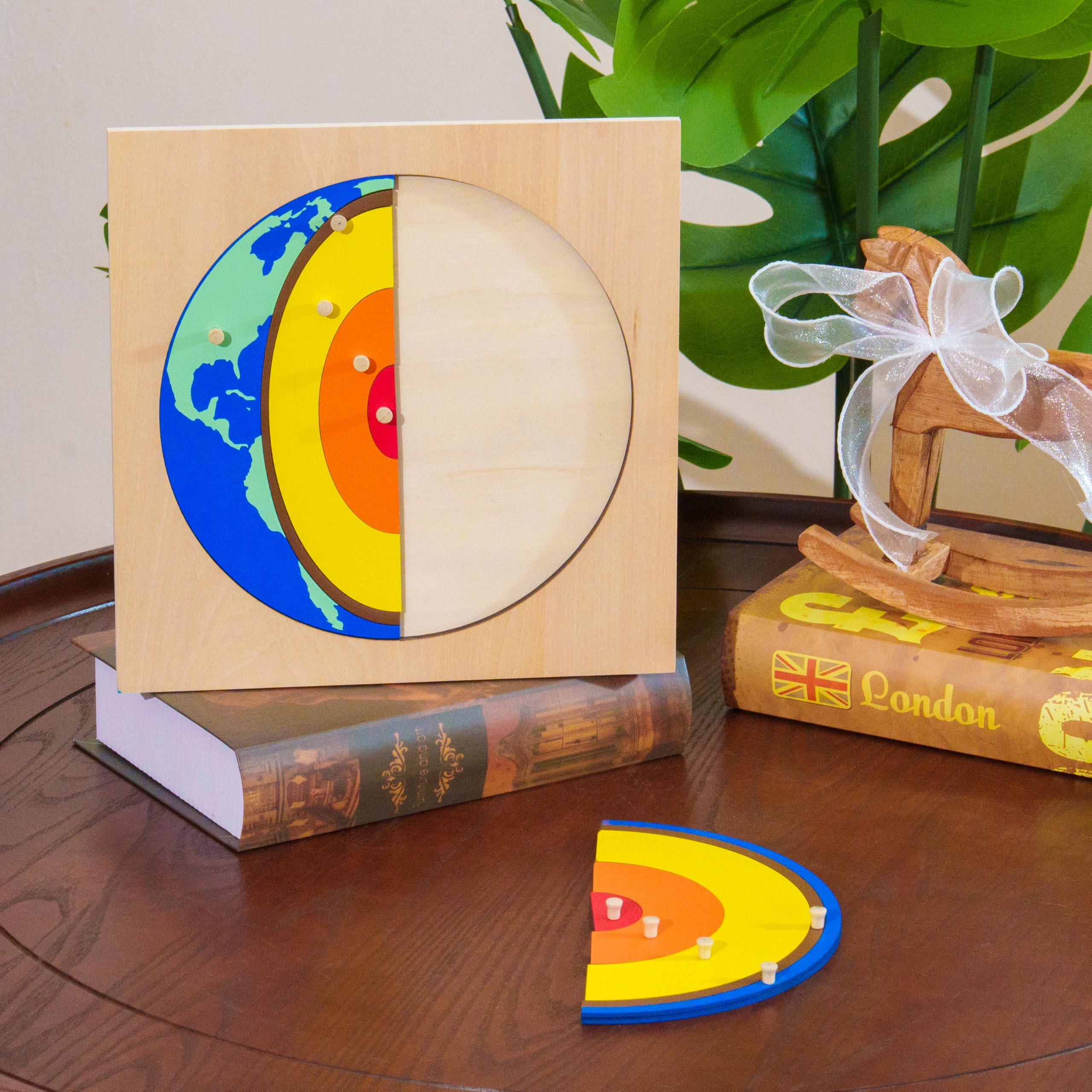 Materiales de geografía Montessori – Mapas del mundo, países continentes, juguetes educativos de madera para preescolar primaria, aula de educación en casa a partir de 3 años (rompecabezas Montessori