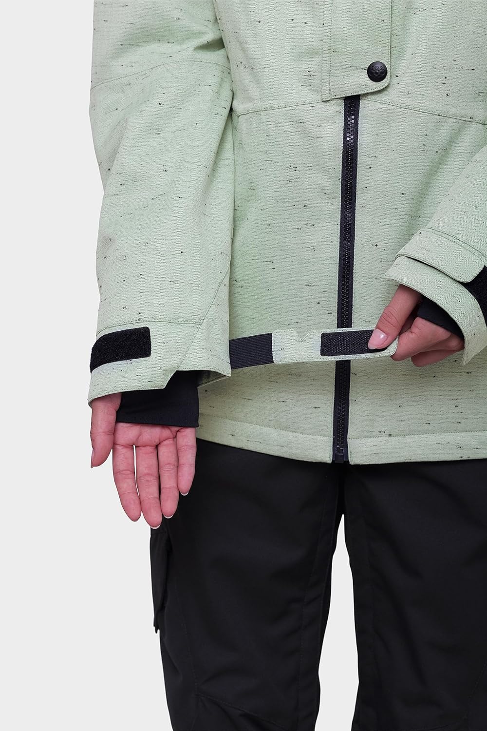 686 Women's Rumor Insulated Jacket - 2-Layer Fabric Design with Sherpa Lining & Inner Collar - Water & Weather Resistant