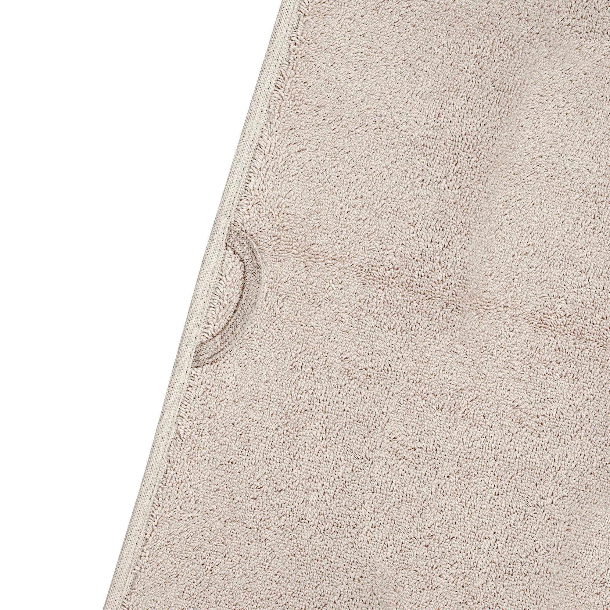 herzbach home Serviette de Sauna de Luxe 80 x 200 cm (Gris Sable) - Grande Serviette de Sauna Premium si Moelleuse et absorbante - 100% Coton Naturel