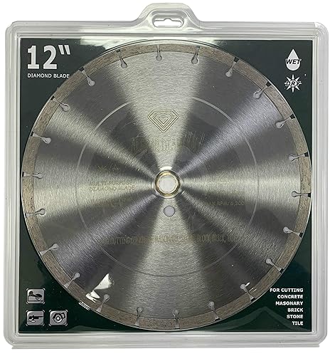 Vista 46 de ADLSS pulgadas de corte seco o mojado, Uso general, Sierra de potencia, hojas de diamante segmentadas para hormigón, piedra, ladrillo, mampostería