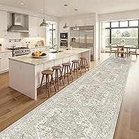Vista 221 de Madane Alfombra Pasillera Lavable - Alfombras Pasilleras 2x6 para Pasillos de 6 Pies Antideslizante Vintage Alfombra Pasillera de Cocina