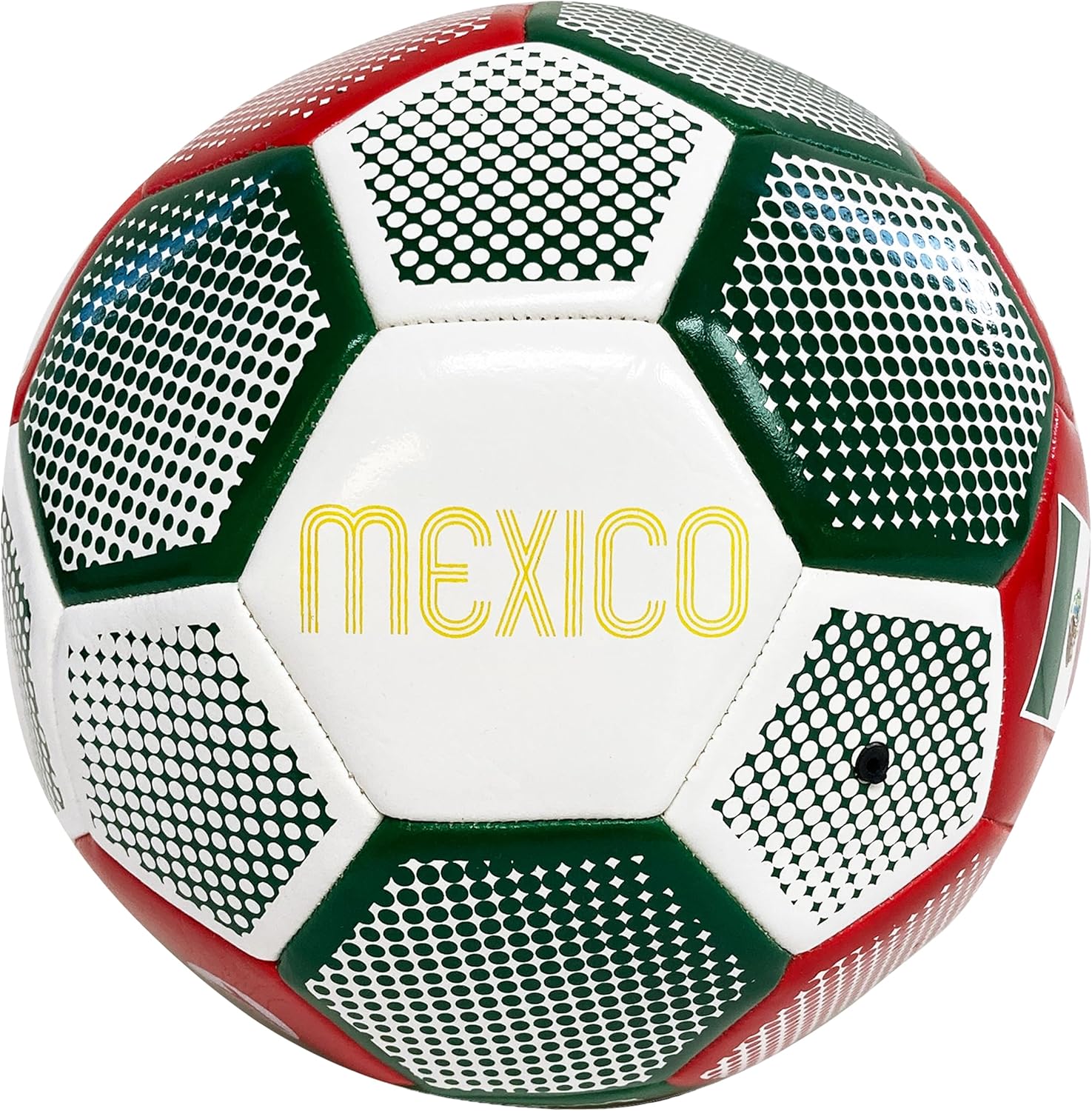 Size 5 Soccer Ball, Country Sports Training Futbol Mexico Halftone Size 5