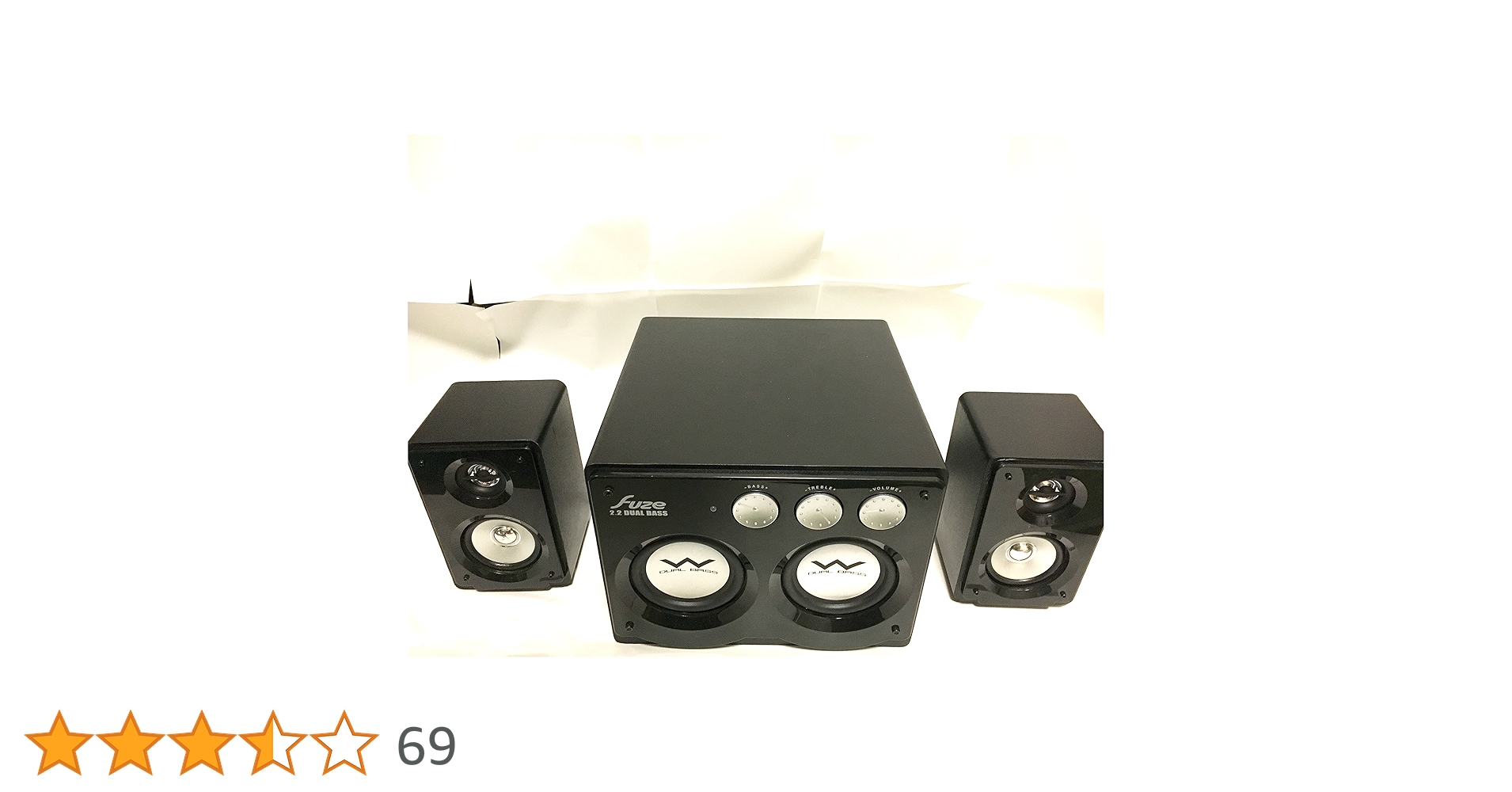 アンプ内蔵2.2スピーカーシステム　Fuze AVS220 Amazon.co.jp: fuze アンプ内蔵2.2スピーカーシステム AVS220