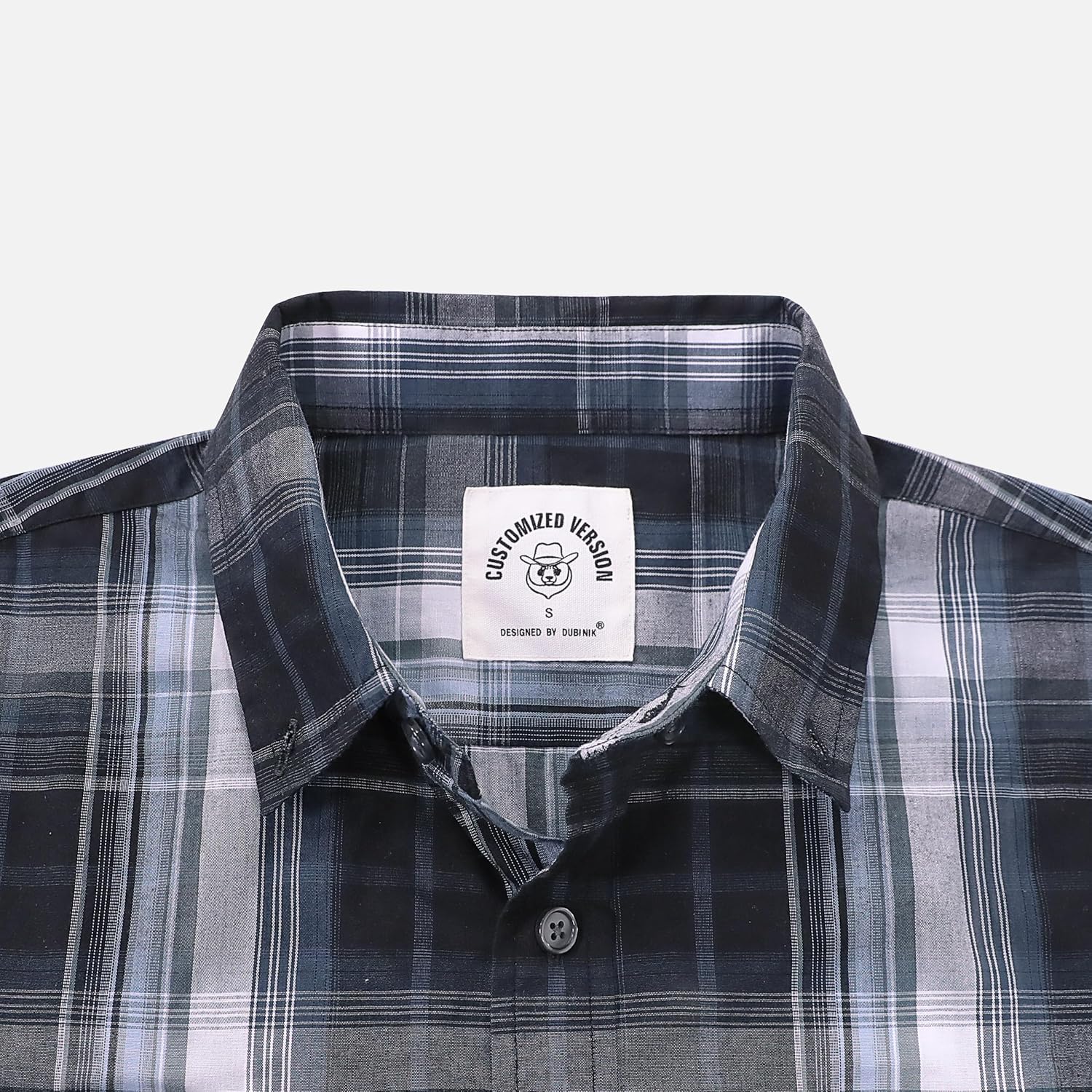 Dubinik® Mens Short Sleeve Button Down Shirts Soft Breathable Summer Vintage Regular Fit Lightweight Men's Casual Shirt - Image 5