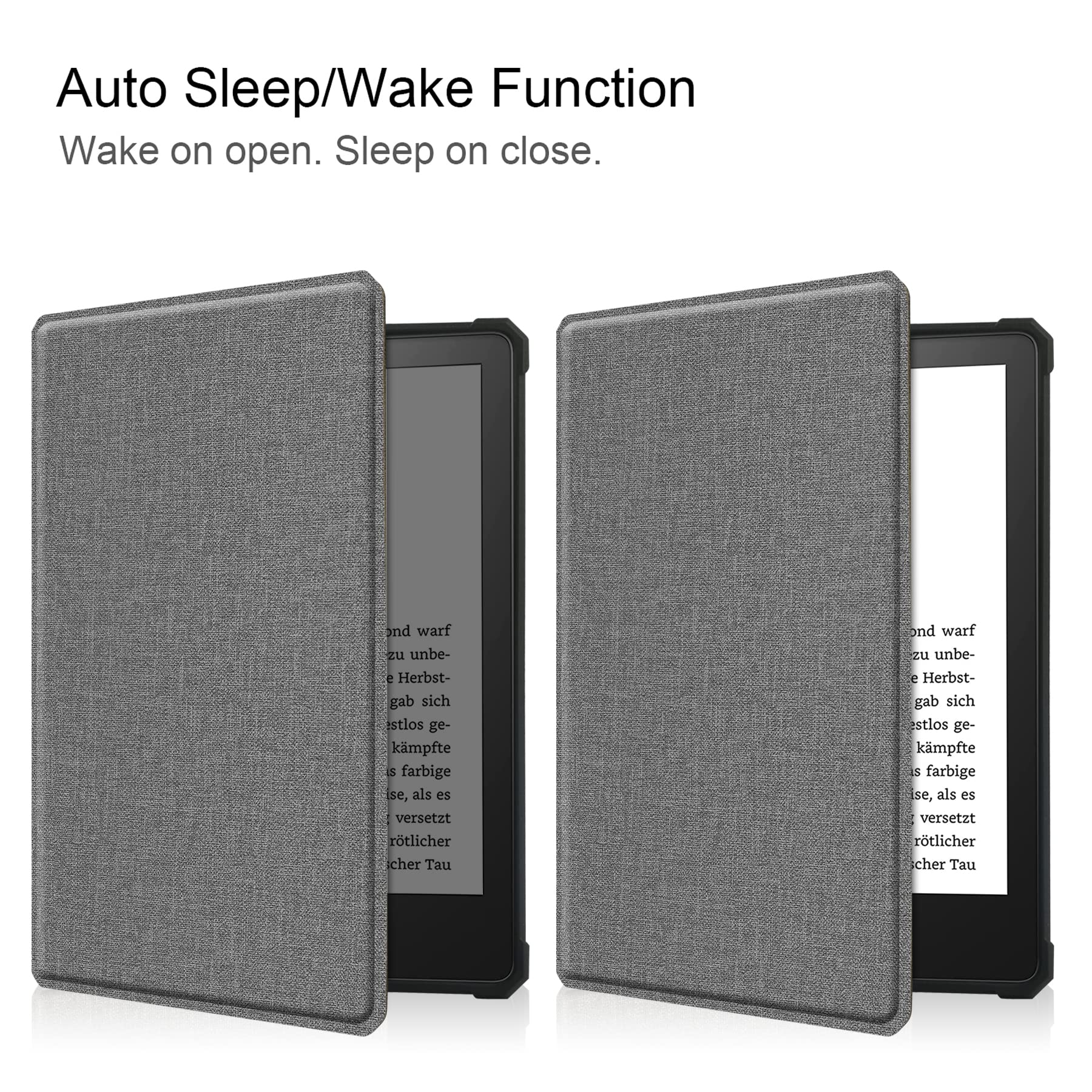 Kindle 本体 + デニム布カバー