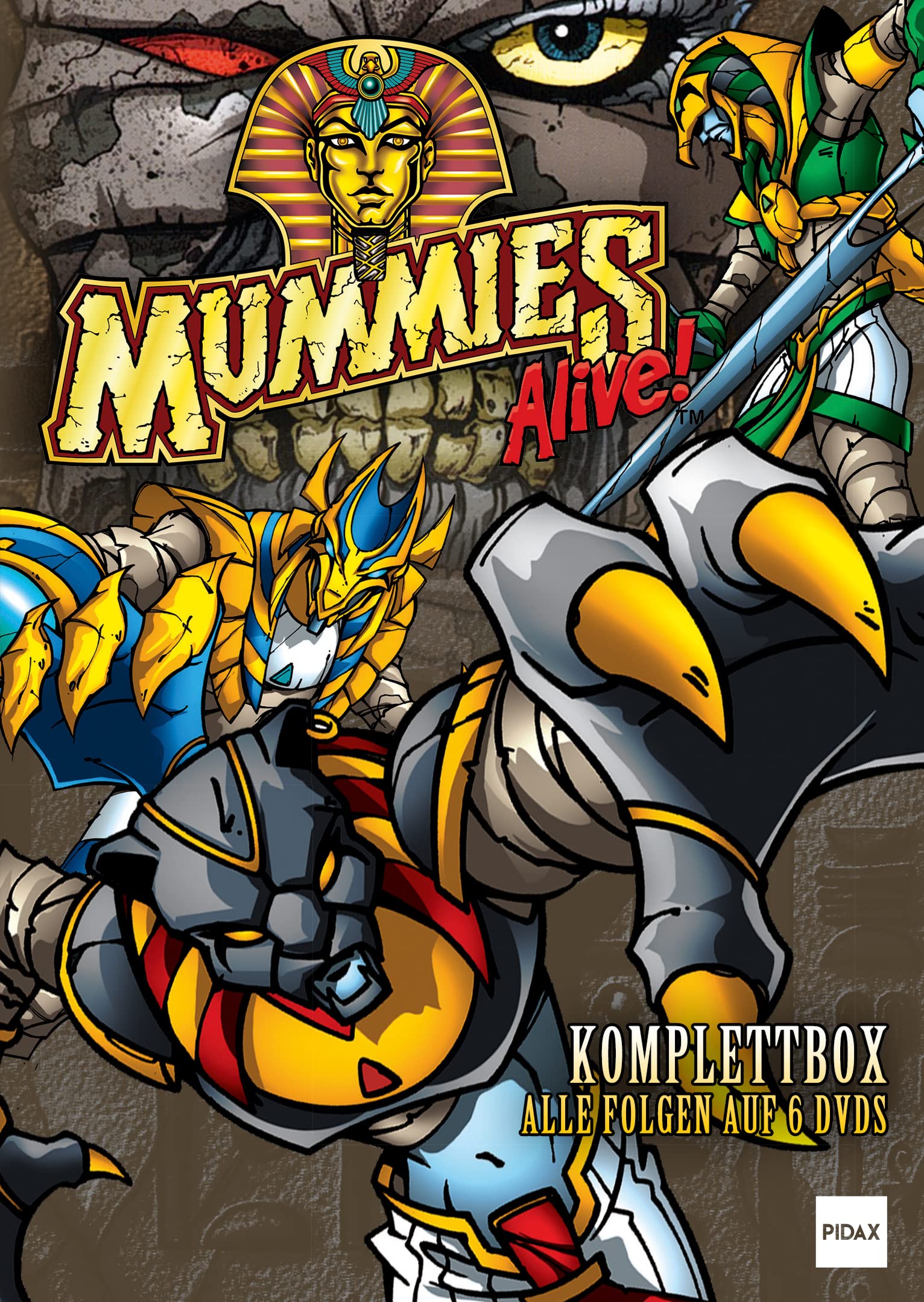 Mummies Alive Komplettbox: Die Hüter des Pharaos - Die Welt der ägyptischen Mythologie mit den unsterblichen Helden der Kindheit - 90er Fantasy Zeichentrick-Serie