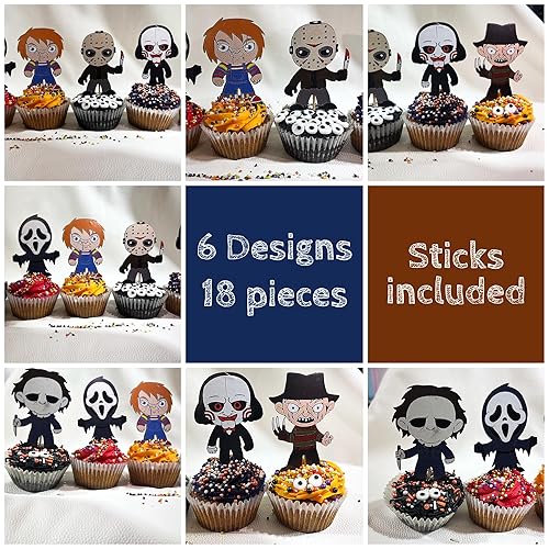 Miniatura 10 de Confect Decoración para tartas  Decoración de casa fantasma surtida  Decoración decorativa para pasteles  1 unidad