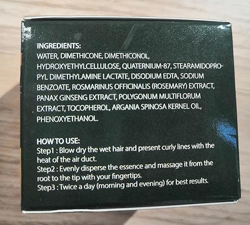 Miniatura 8 de Crema de crecimiento del cabello con romero para el crecimiento del cabello, acondicionador hidratante para el cuero cabelludo, masaje para el