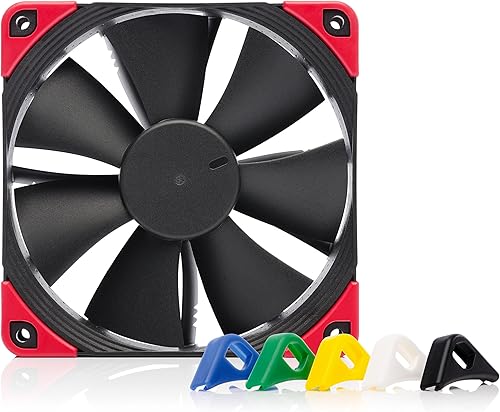 Noctua NF-F12 PWM chromax.Black.swap, ventilador silencioso premium, 4 pines (4.724 in, negro)