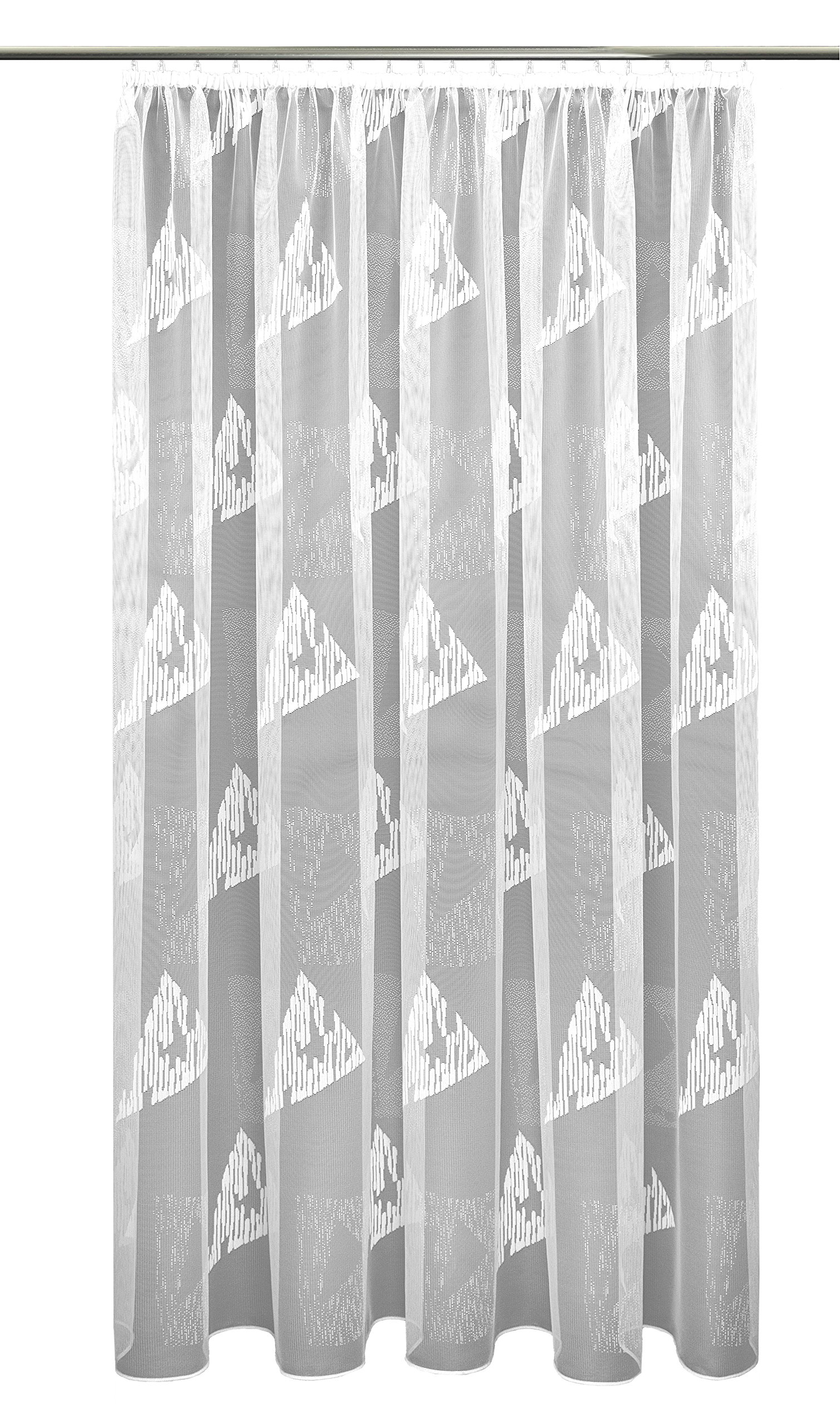 Anna Cortina Tenda, Bianco, 175 x 600 cm