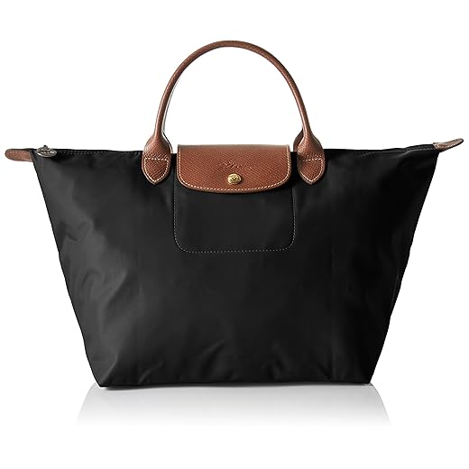 Longchamp Women's Le Pliage Medium Handbag, Black