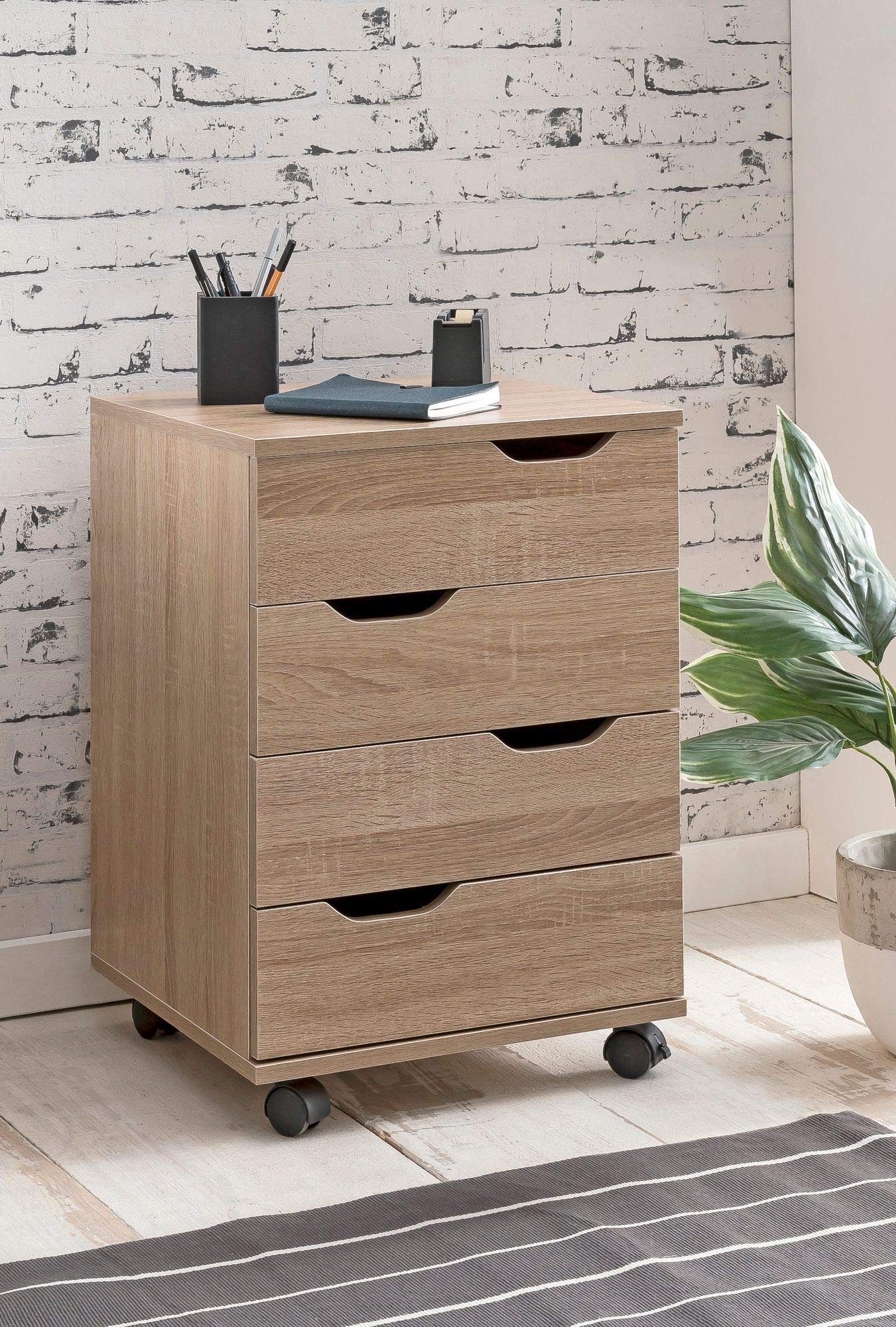 Roll Container 40x60x40 scrivania contenitore per ufficio in legno contenitore di nuovo