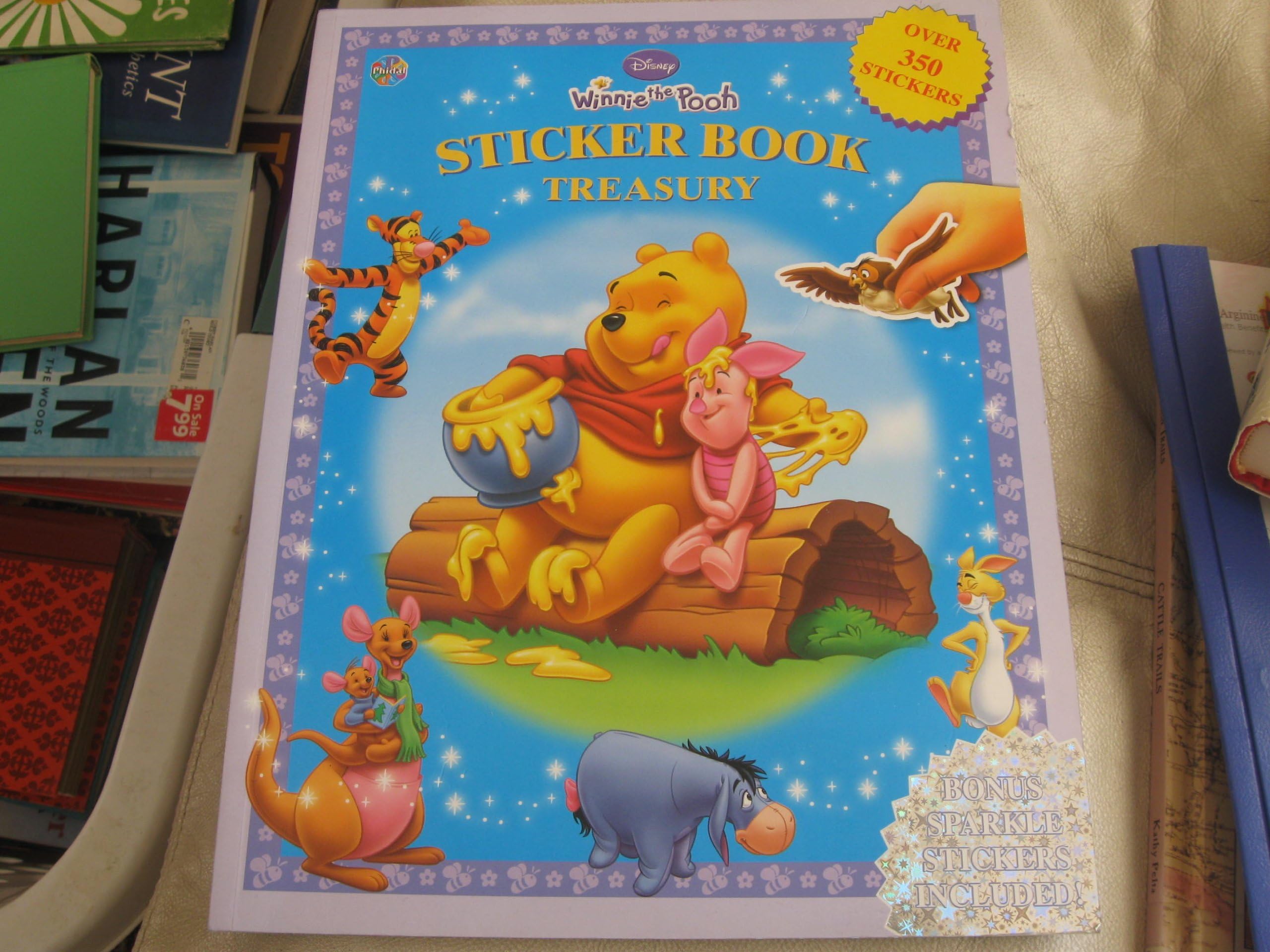 Disney Winnie the Pooh Sticker Book Treasury (Sticker Book Treasury) Paperback – January 1, 2006