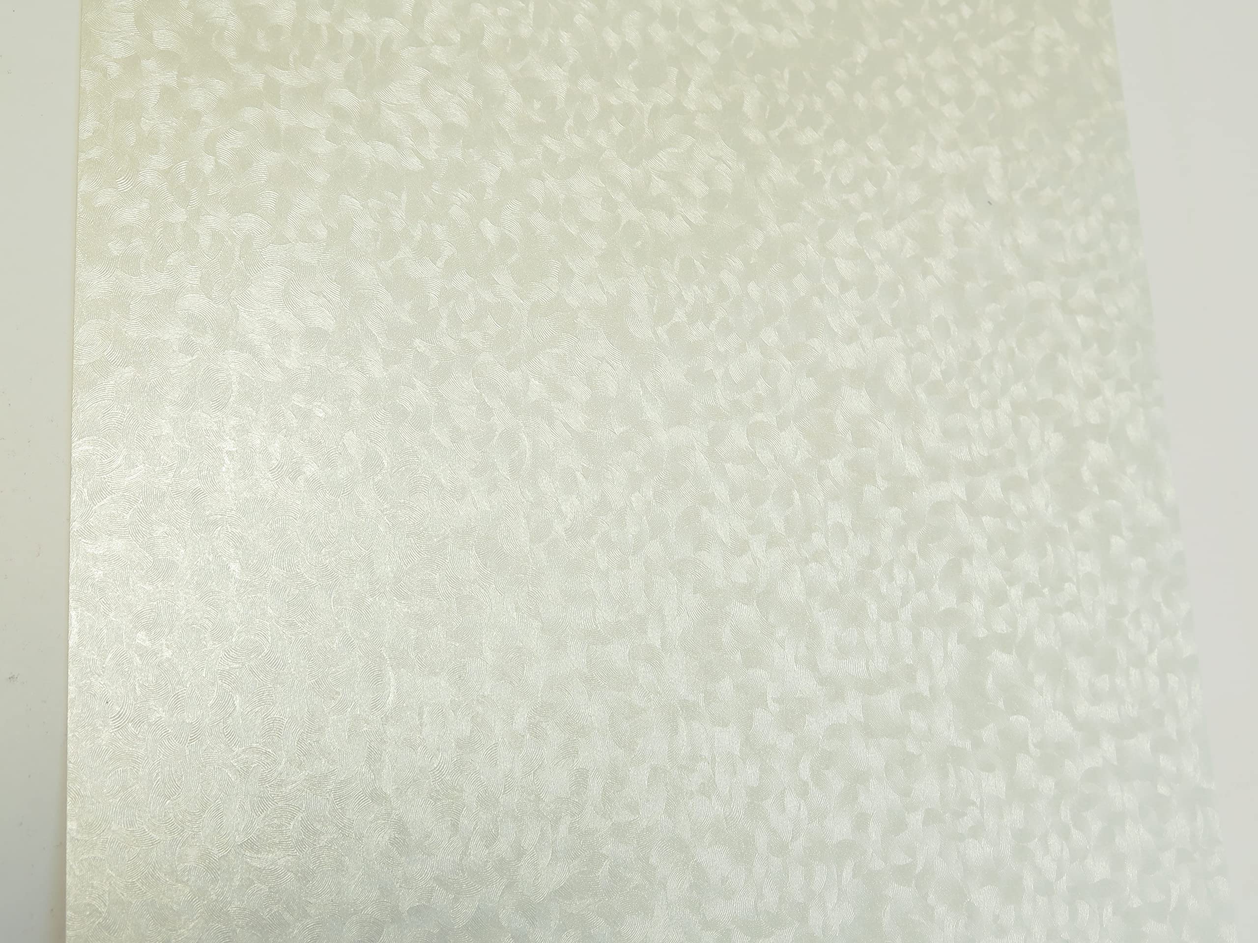 20 x Pearlescent Pearl Decorative 1-Sided (White Reverse) Card A4 215gsm (Swirl JLH234)