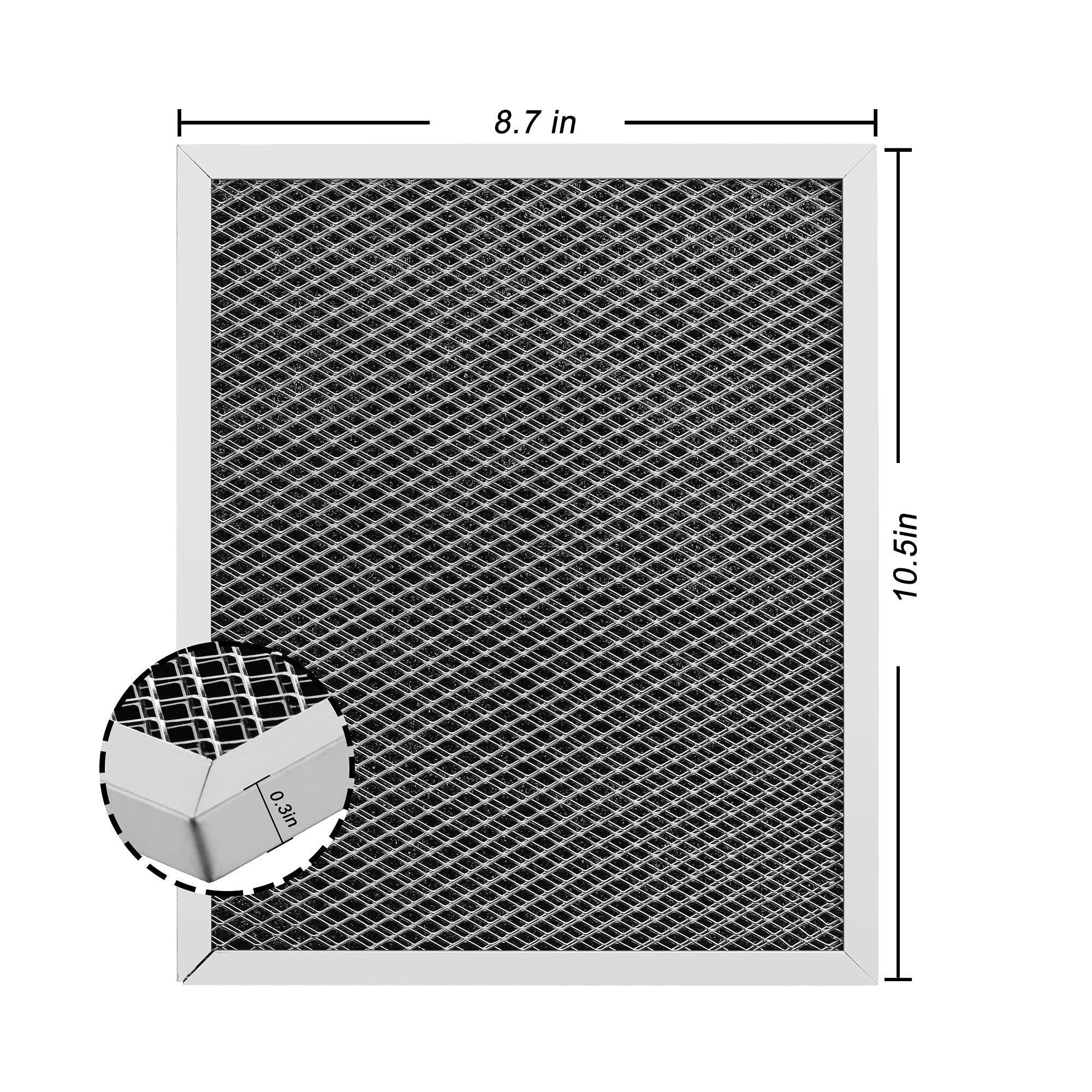 Wolverine Cub – Filtro de olor séptico de carbón activado (4 pulgadas