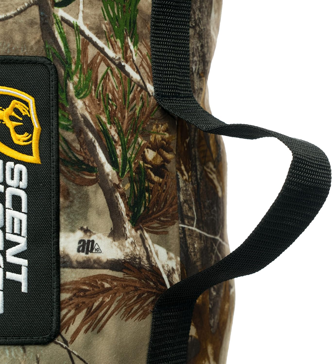 Scent Blocker Stuff Sack Duffel Storage Bag, Hunting Pack for Camo Gear and Equipment (Realtree AP)