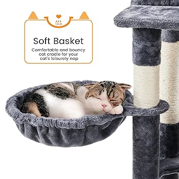 Amazon.com: Yaheetech Cat Tree, 71.5in Cat Tower for Indoor