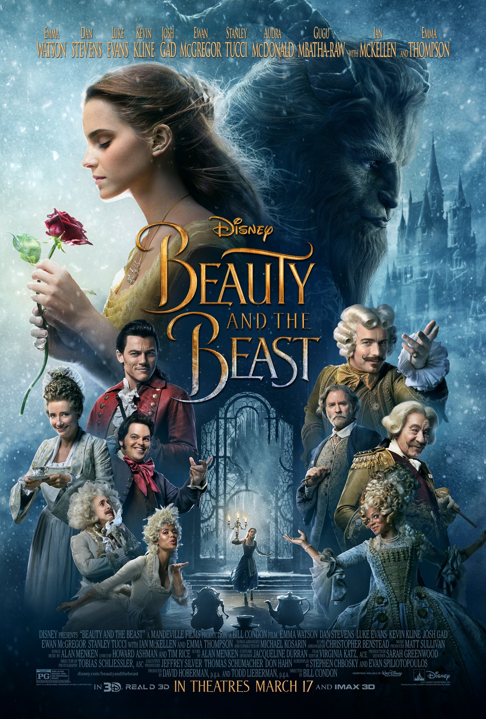Beauty and the Beast Movie Poster Limited Print Photo Emma Watson Size 24x36#1