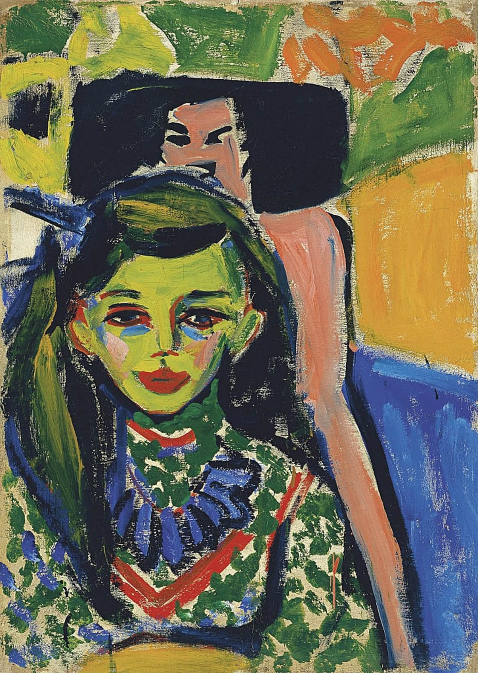 ARTXLXXBN Famous Art Print Poster Vintage Wall Art Amselfluh by Ernst Ludwig Kirchner Canvas Art Poster for Home Decor 60x90cm
