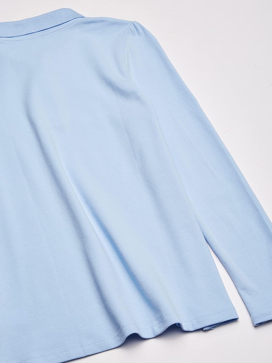 The Children's Place Girls' Uniform Long Sleeve Ruffle Pique Polo - Image 4