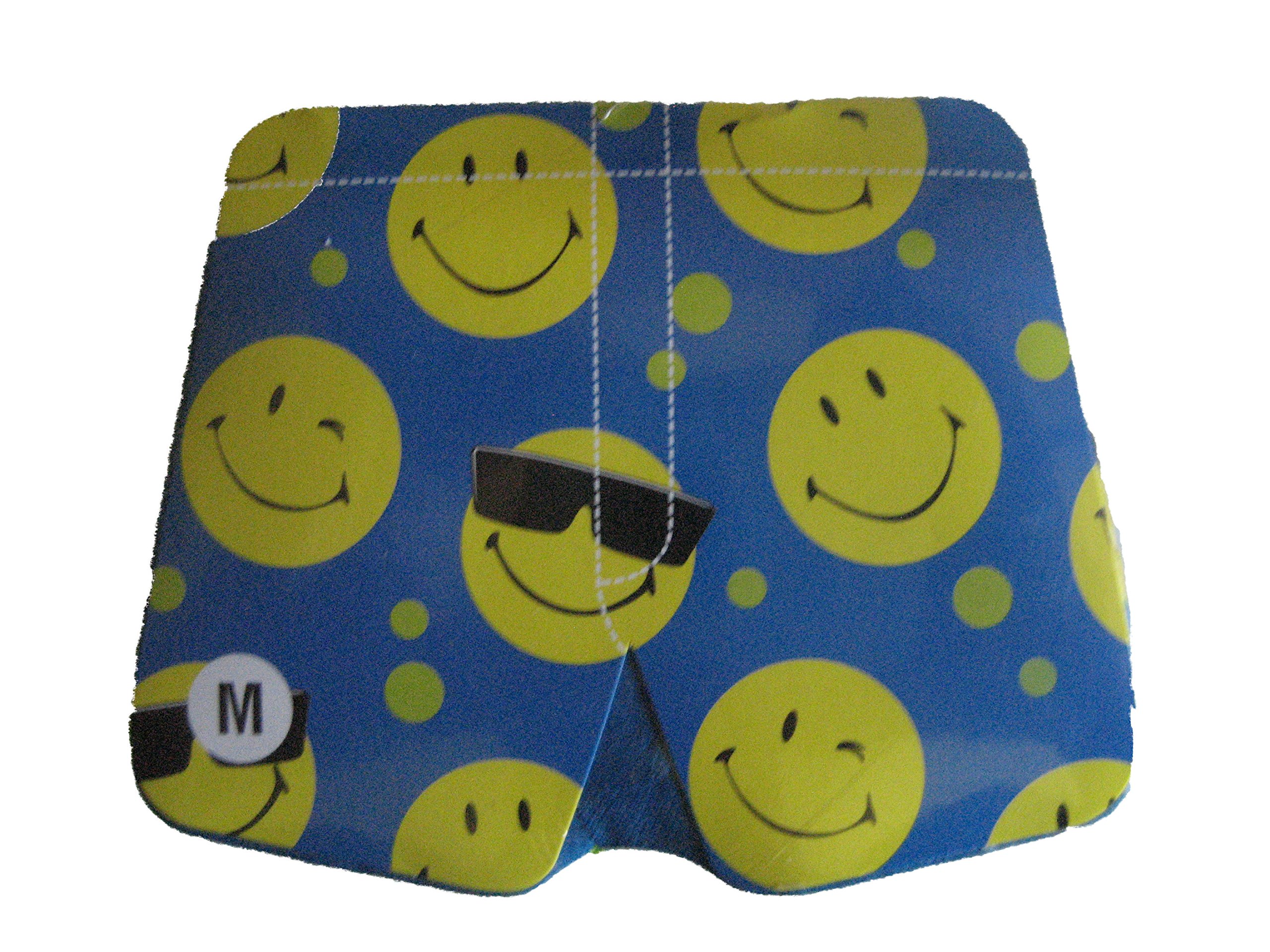 Unisex Magic Boxer Shorts Smiley Face Blue