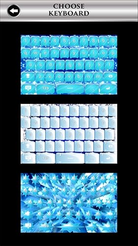 Cristais de gelo Teclados