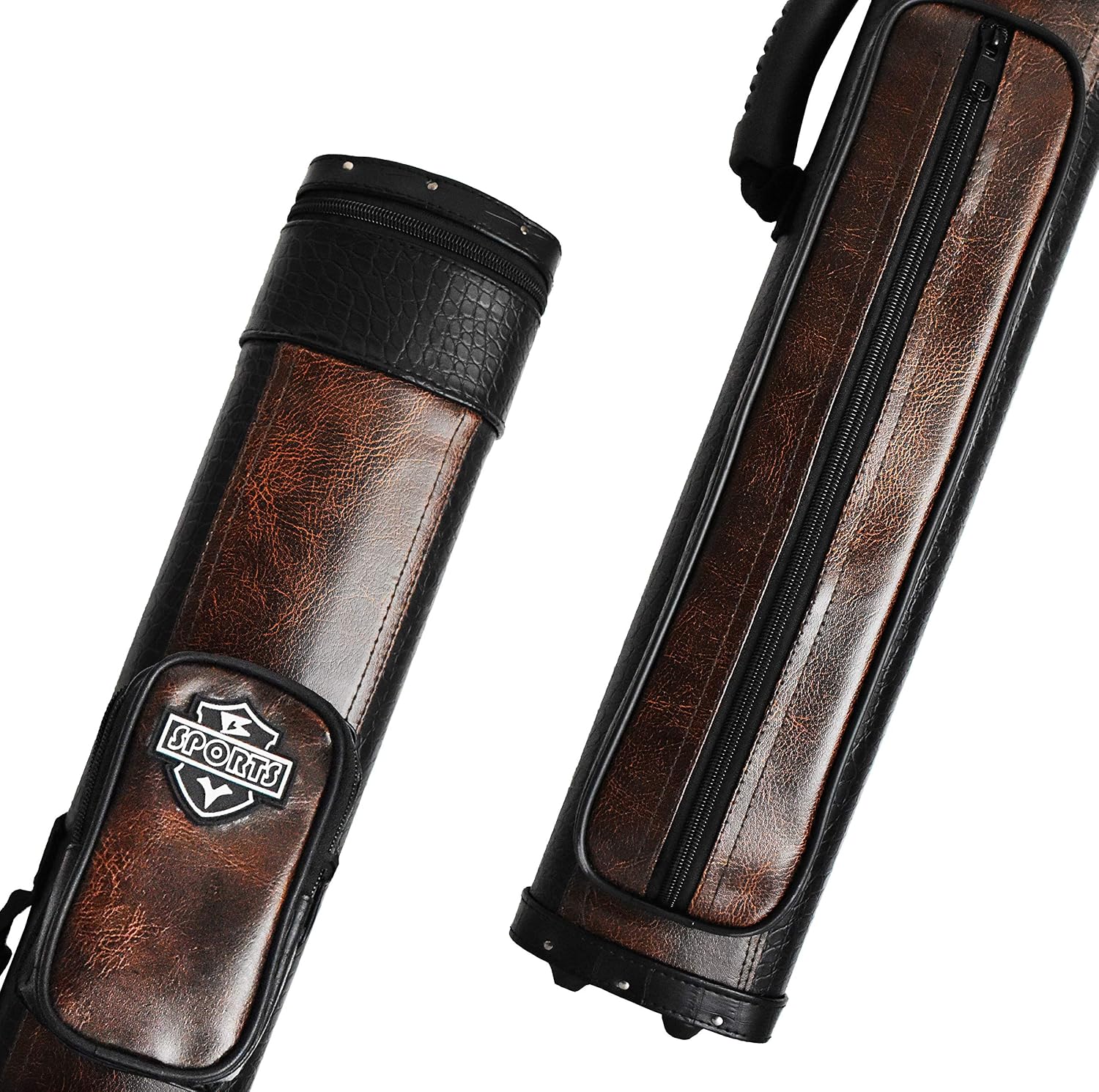 2x2 Hard cue case Oval Pool Cue Billiard Stick Carrying Case image 3