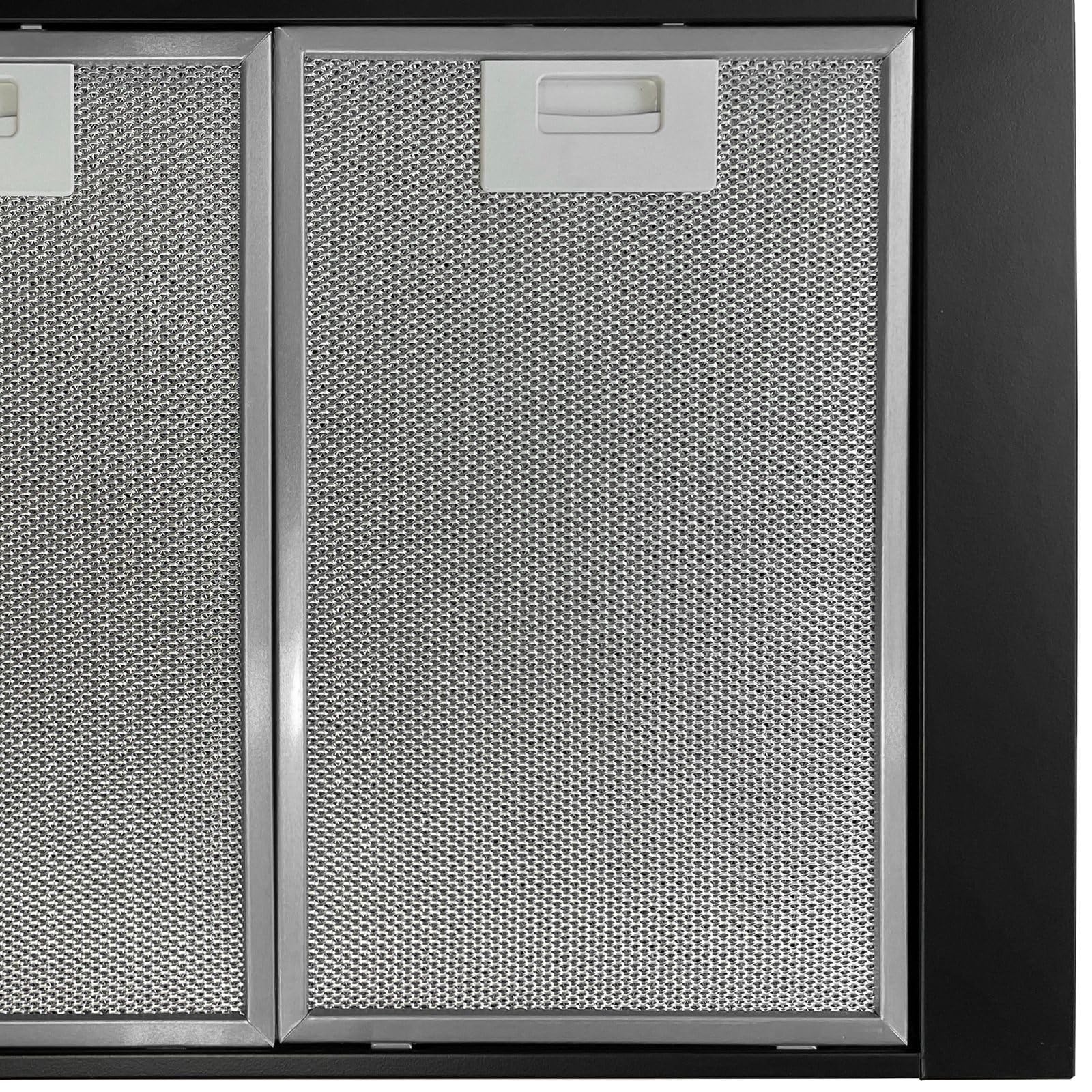 GURARI GCH C 147 BL 120 N Hotte murale 120 cm 1000 m³/h Noir Hotte aspirante 3 niveaux