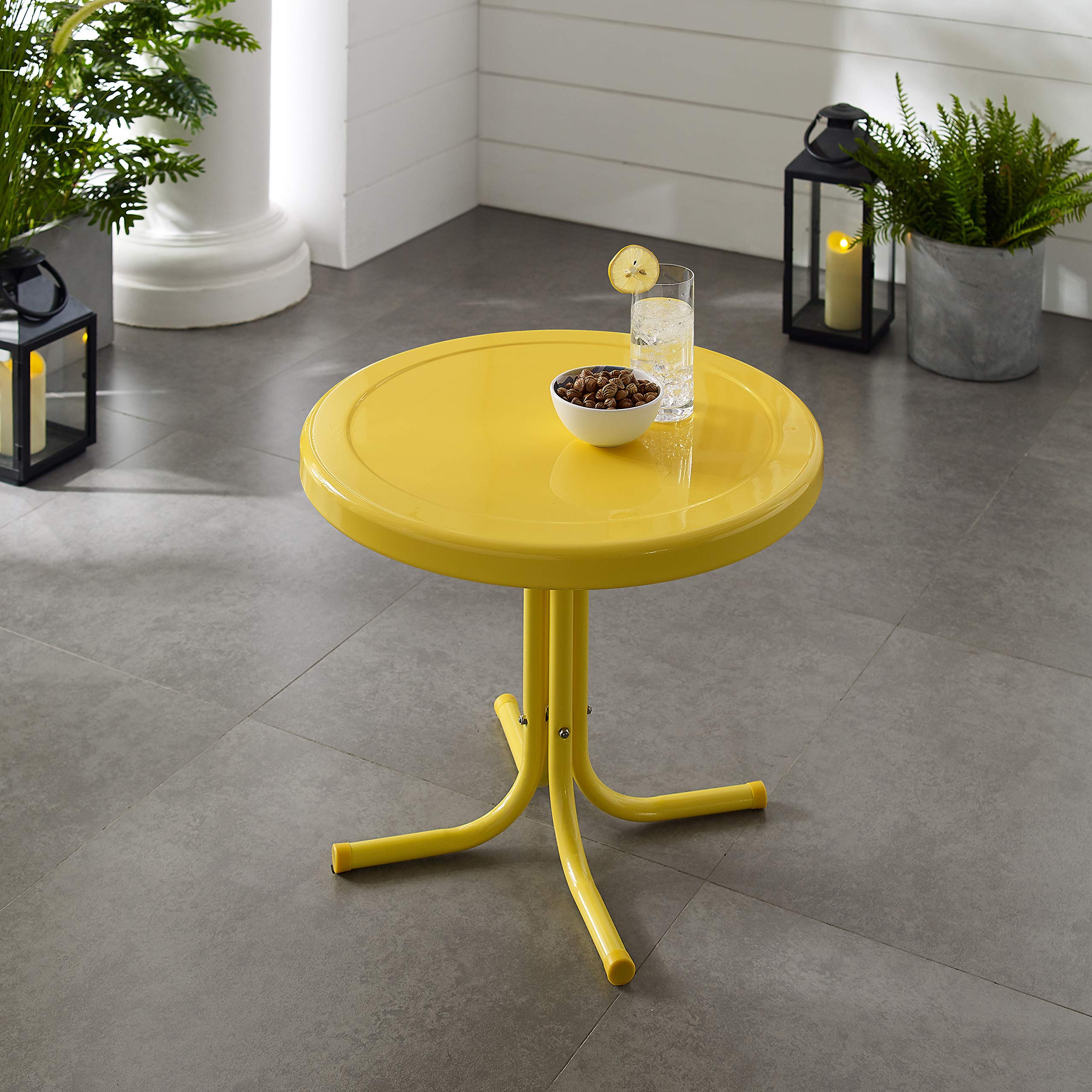 Amazon.co.jp: Crosley Furniture Griffith 耐候性 レトロ メタル