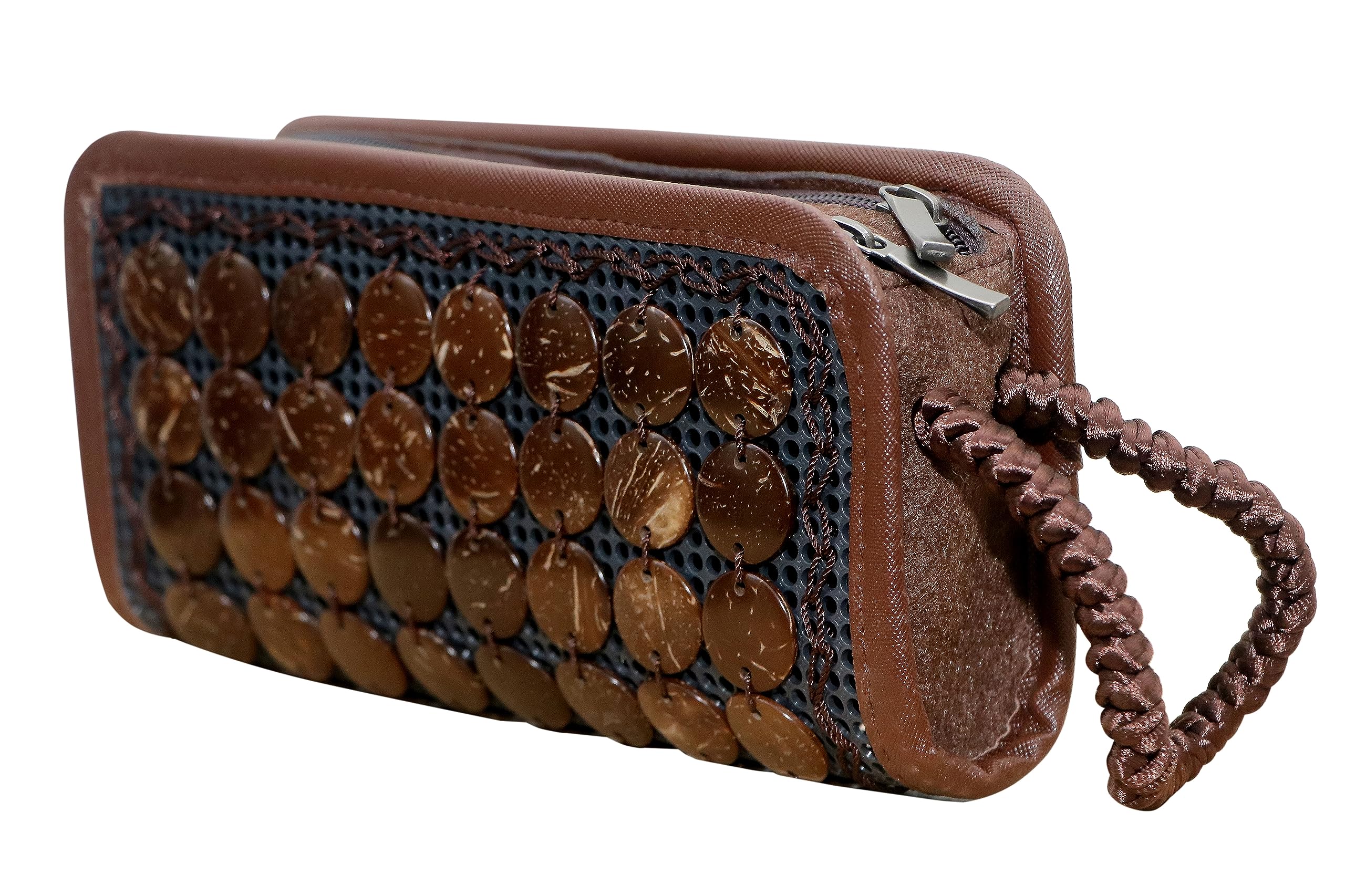 CraftsCollectionStore Coconut Shell Beaded Sling bag for Women | Crossbody Long Strap Purse | Handmade Natural Style| Hanging Bag (Brown) 20cm Lenght (Multidesign) (B09CDLHJCP) Amazon Price History, Amazon Price Tracker