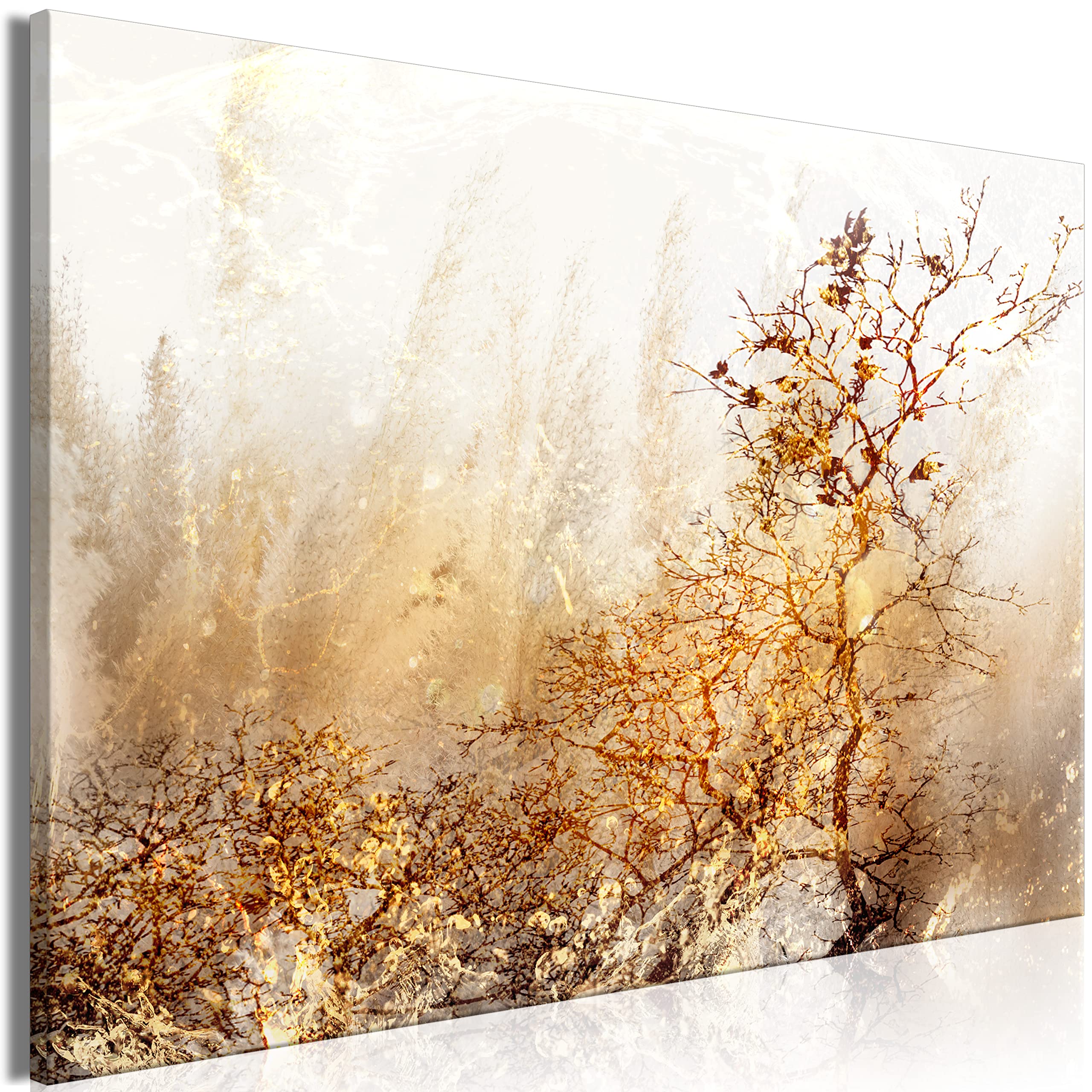 murando Cuadro Acústico Abstracto 120x80 cm espuma acústica absorbe | sonido aislamiento lienzo de 1 pieza Impresión Artística Decoración de Pared Árbol Naturaleza como pintado