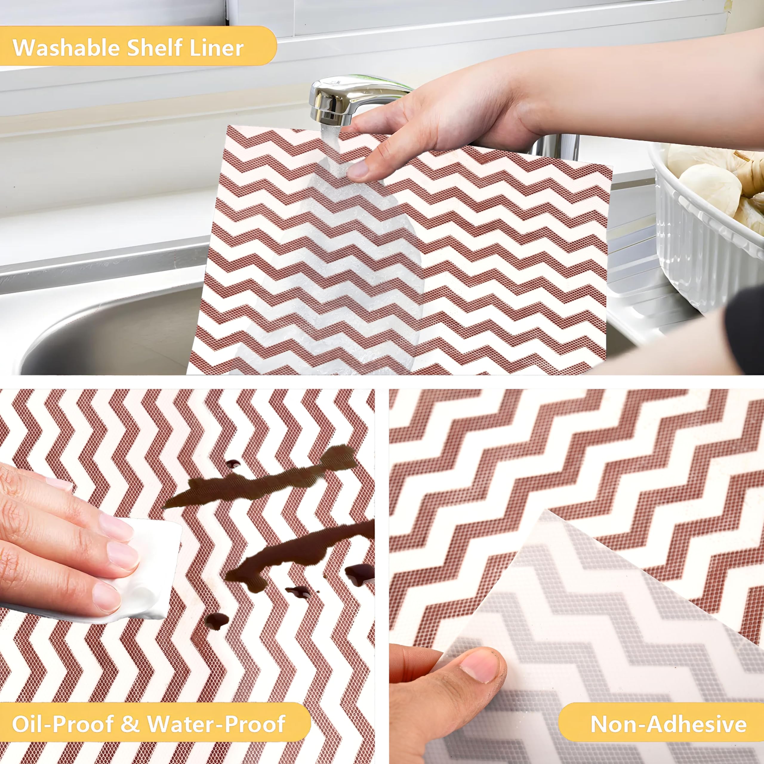 Anti-Slip Shelf Liner - Protect Your Cabinets -6