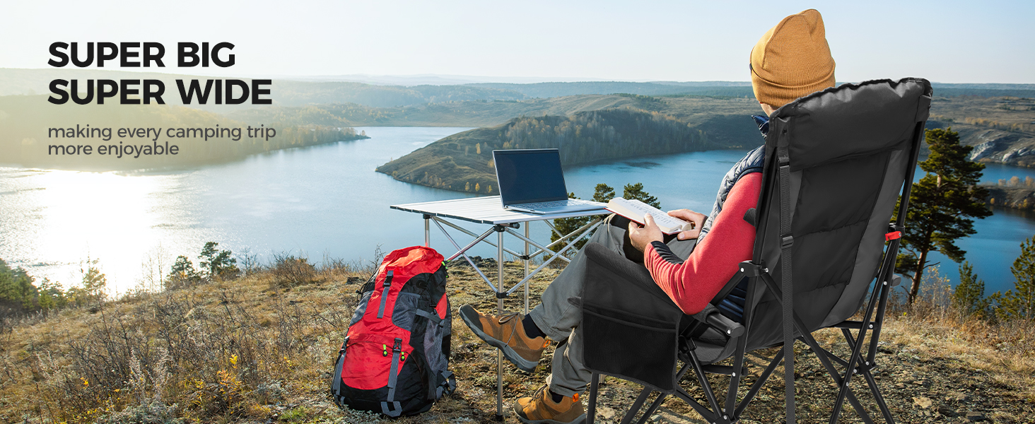 ALPHA CAMP Heavy Duty High Back Camping Chairs With | Ubuy