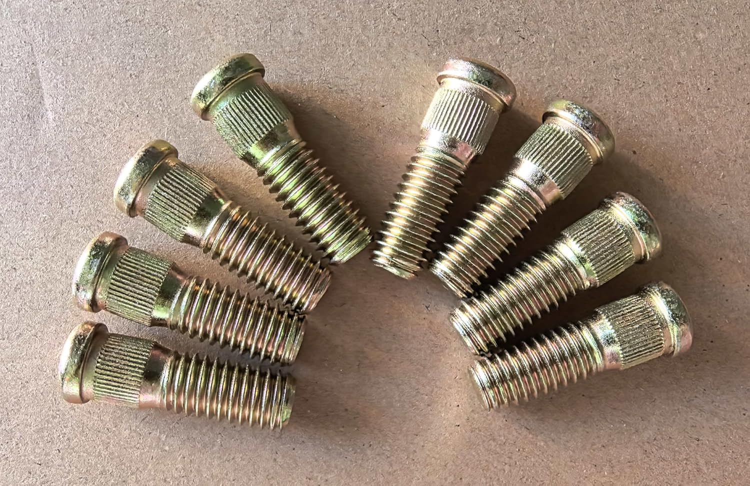 8pcs 7/16"-14 Wheel Stud 710-0852 Studs Replacement for CUB CADET MTD Sears Troy-Bilt Yard-Machines Craftsman Mustang XP Bronco Colt Zero Turn Lawn Mower
