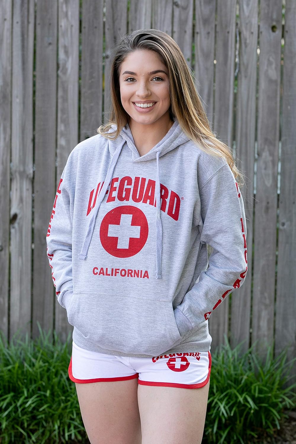 Officially Licensed Lifeguard Ladies California Hoodie Sweatshirt Apparel for Women, Teens and Girls : Clothing, Shoes & Jewelry