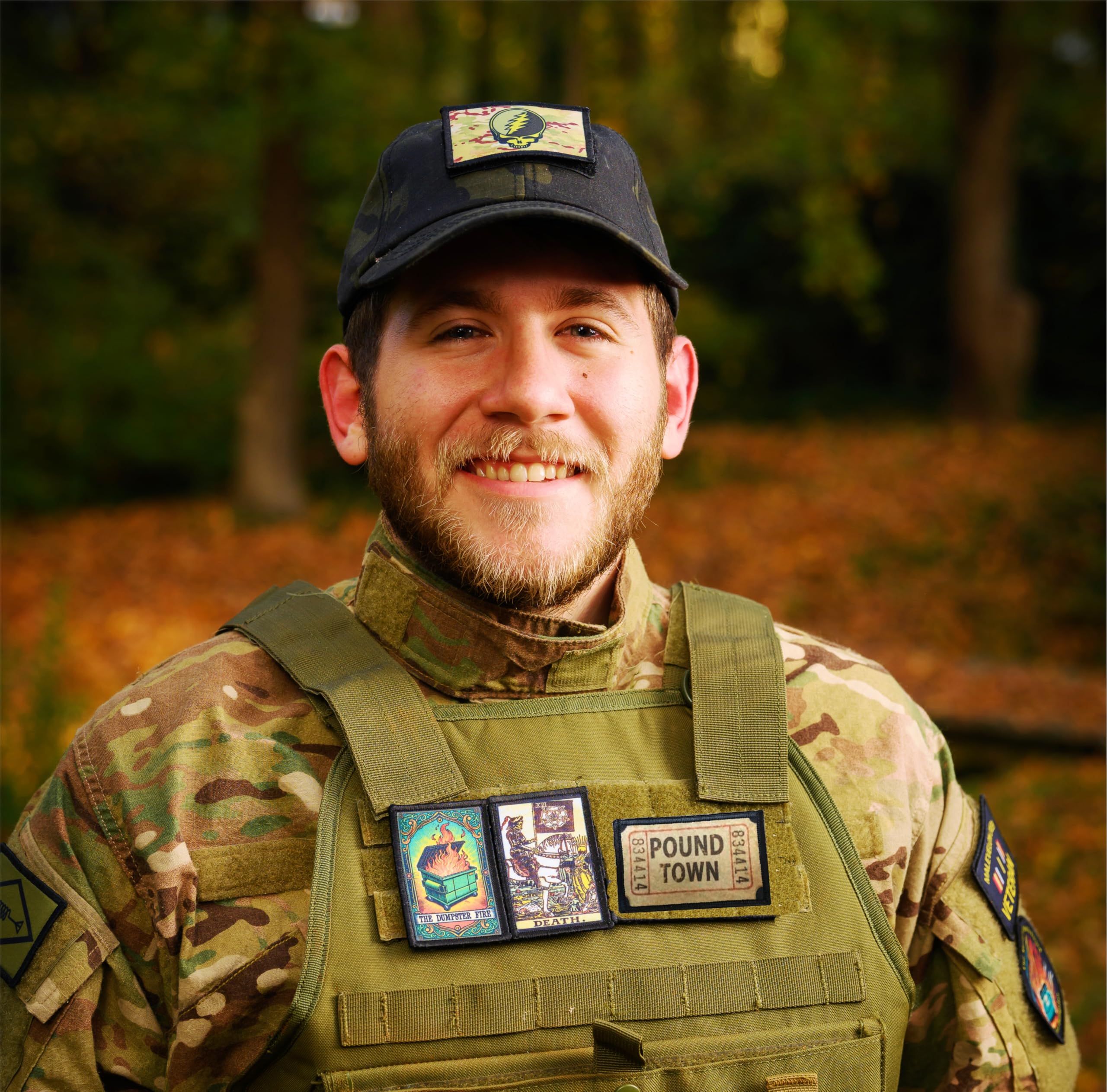 Flight Suit Patches Funny "Ticket To Pound Town" Morale Patch - Hook & Loop Tactical Army Military Badge Patches For Men - Foto 2