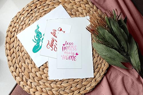 Miniatura 3 de VViViD DECO65 - 30 rollos de papel de vinilo para manualidades (12 pulgadas x 5 pies) + rollo de papel de transferencia (12 x 24 pulgadas) +