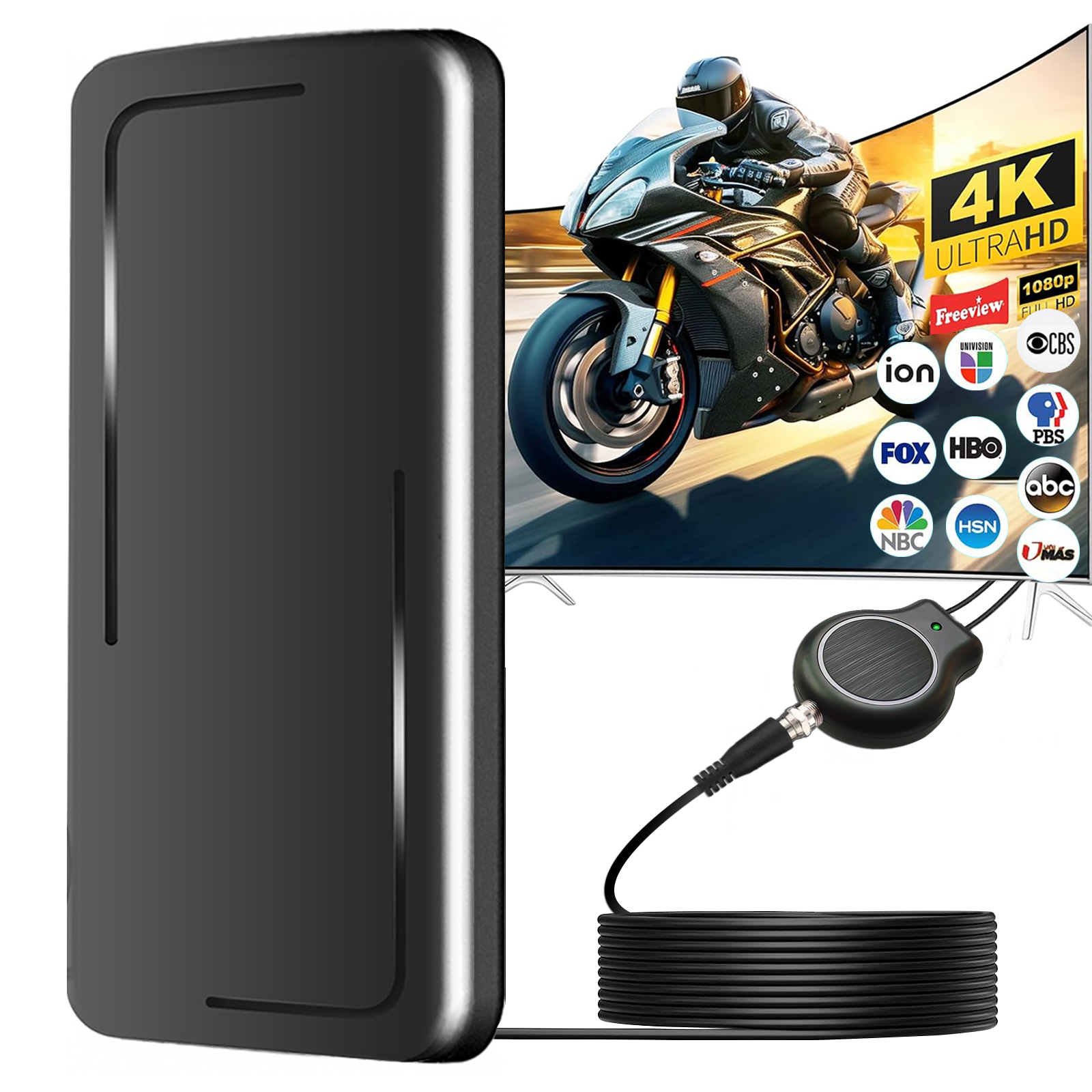 Amazon.com: 2025 Updated TV Antenna,2200+ Miles Long Range