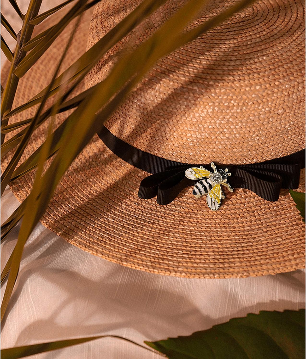 Honey Bee Brooches for Women - Insect Themes with Gold Tone Brooch Pins - Fashion Mother of Pearl Brooch Pin - Great for Wife,Sisters,Friends,Daily Wear or Dating - Image 4