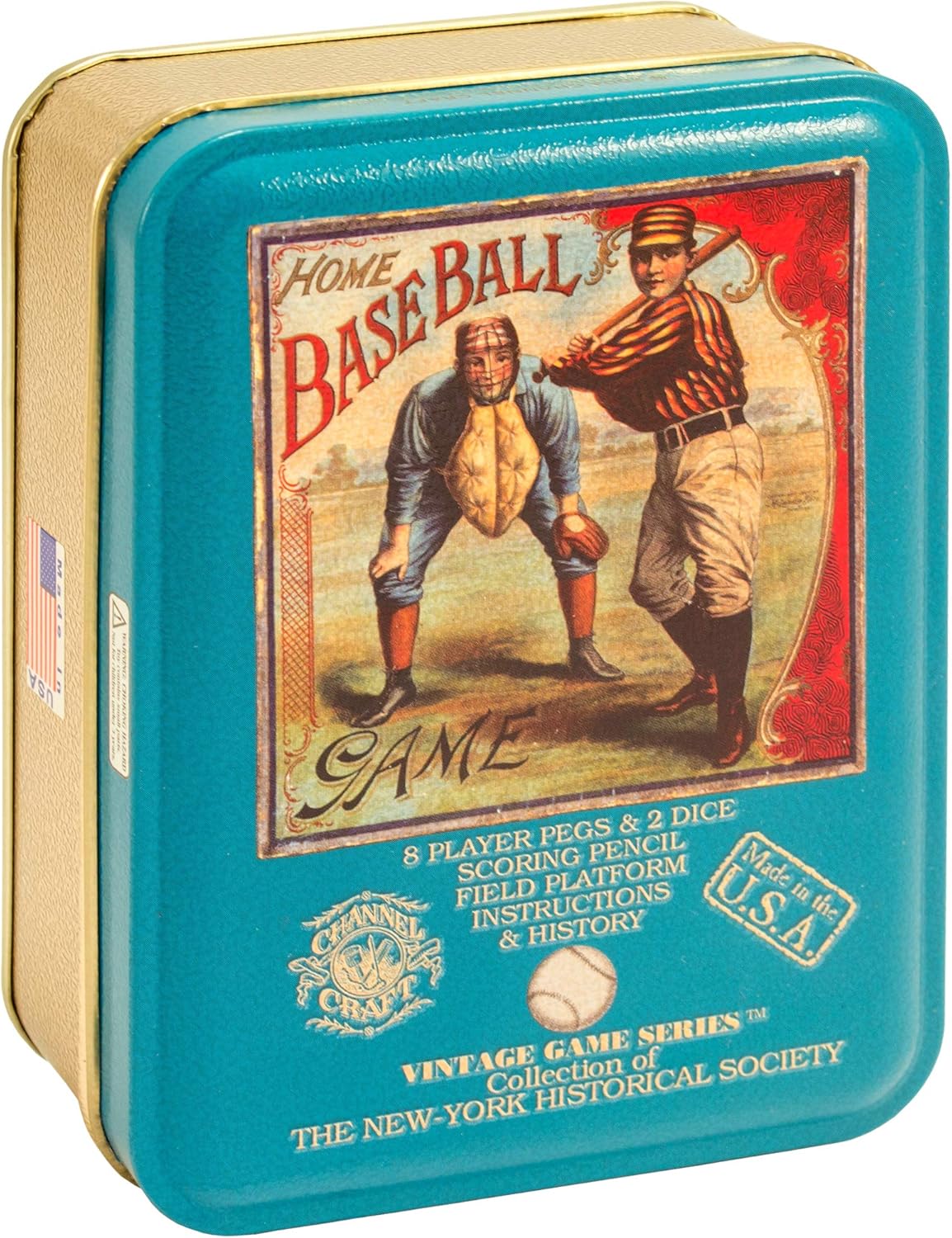 Channel Craft TTHB Home Baseball in a Vintage Game Tin