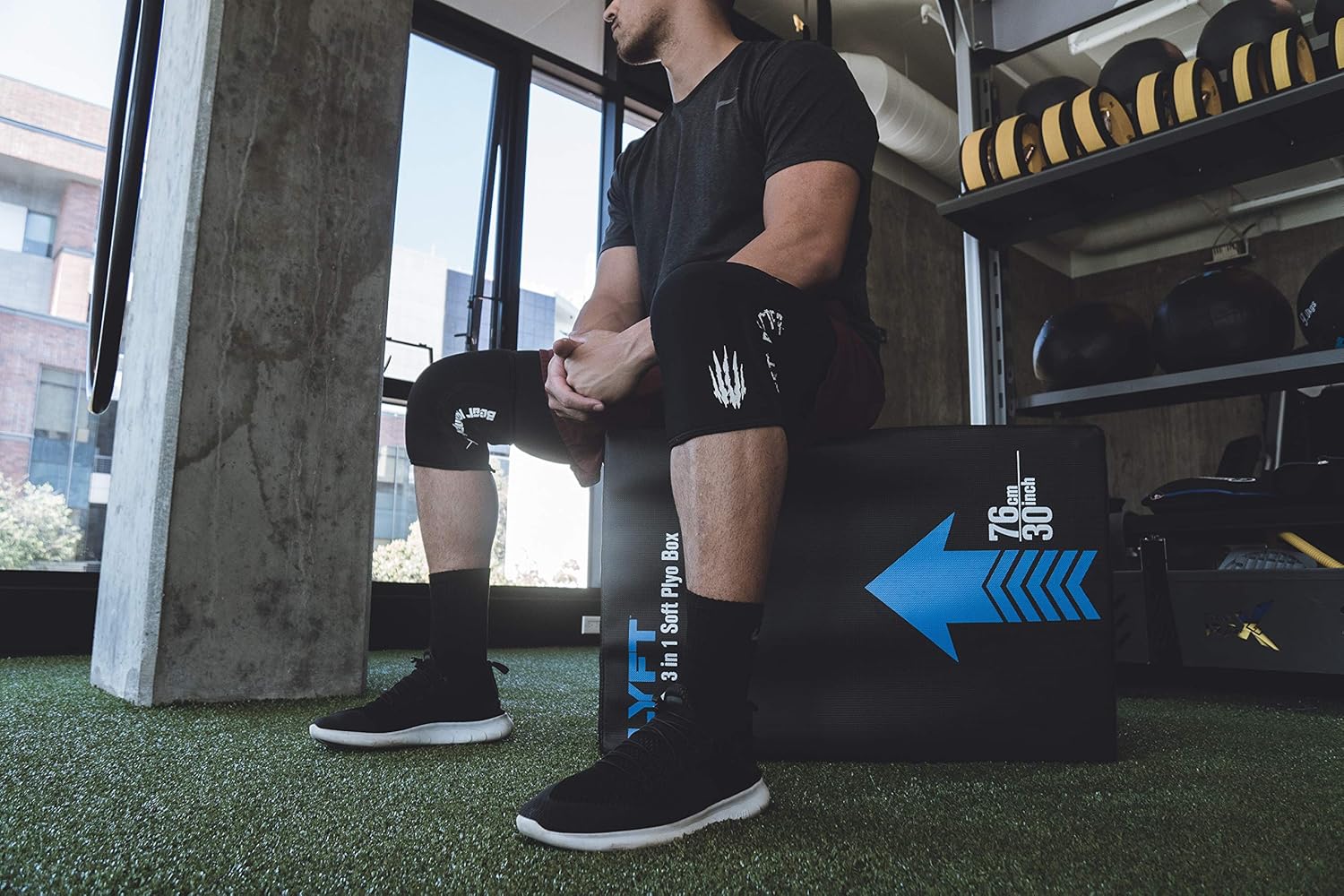 Bear KompleX Knee Sleeves for Men & Women - 5mm/7mm Compression & Heat Retention Neoprene Compression Knee Brace for Weightlifting, Squats & Powerlifting - Image 6