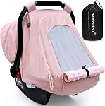 Beatoutou Baby Car Seat Cover for Boys & Girls, Waterproof & Windproof, Gray
