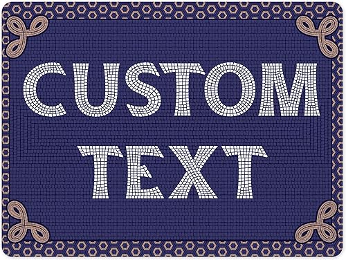 Miniatura 312 de Letrero Personalizado, Letrero de Calle Personalizado, 11 Colores de Fuente, 13 Estilos de Fuente, 4 Opciones de Agujeros, 22 Tamaños, 6x24 Madera