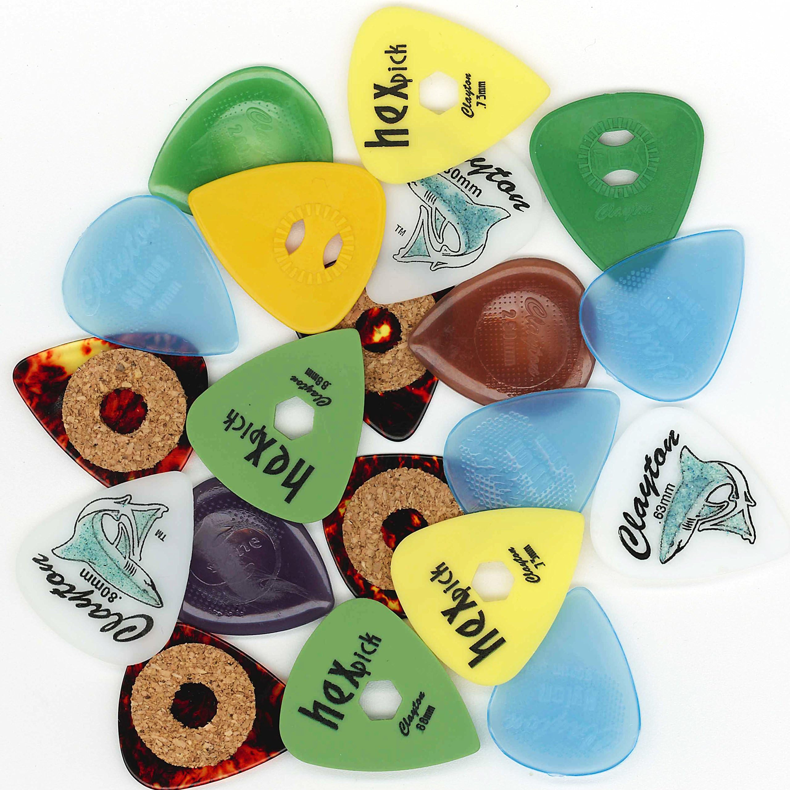 Clayton Picks GRIPMIX/20 Guitar Picks