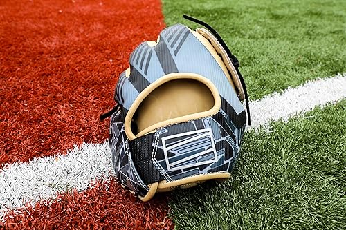 Miniatura 59 de Rawlings Guantes de béisbol REV1X Tamaños 11.5 a 12.75 pulgadas Múltiples estilos Negro/dorado 2 piezas de tela sólida