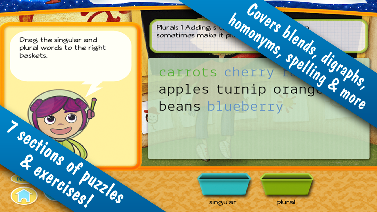 Phonics 2nd Grade Reading HD Lite - FREE - App on Amazon Appstore