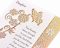Vista 5 de Tarjeta de cumpleaños Papyrus para hija (Realmente una hija maravillosa)